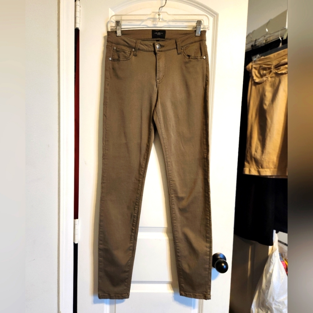 Celebrity Pink Olive Green Skinny Jeans size 5/27